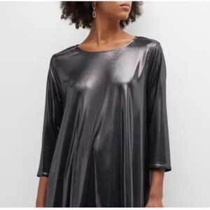 Caroline Rose Silver Shimmer Top From Neiman Marcus Size 2XL